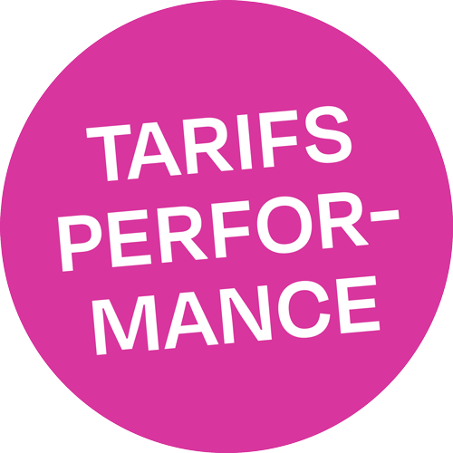Tarifs performance